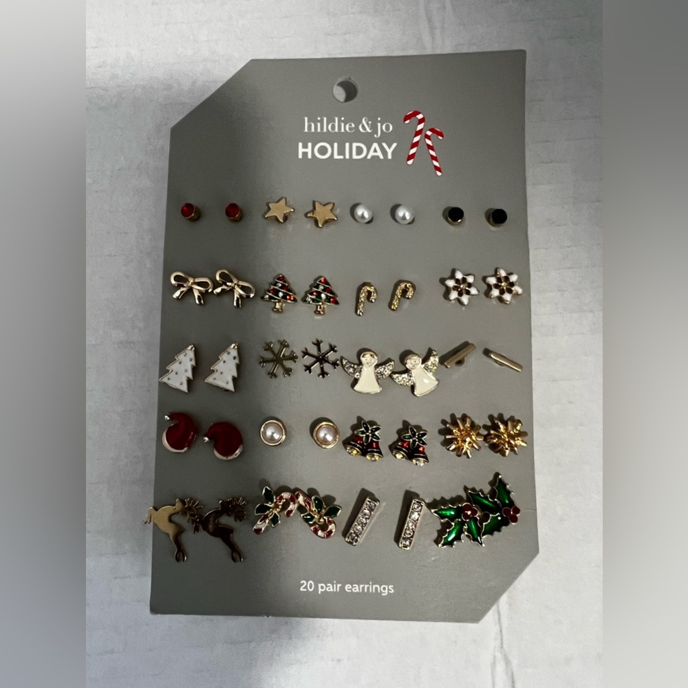20 Pair of Christmas Earrings